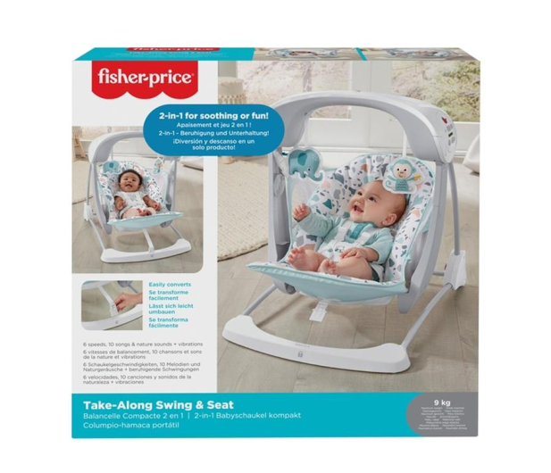Fisher-Price Terazzo Huśtawka Siedzisko Deluxe 2w1 - 1017109 - zdjęcie 4